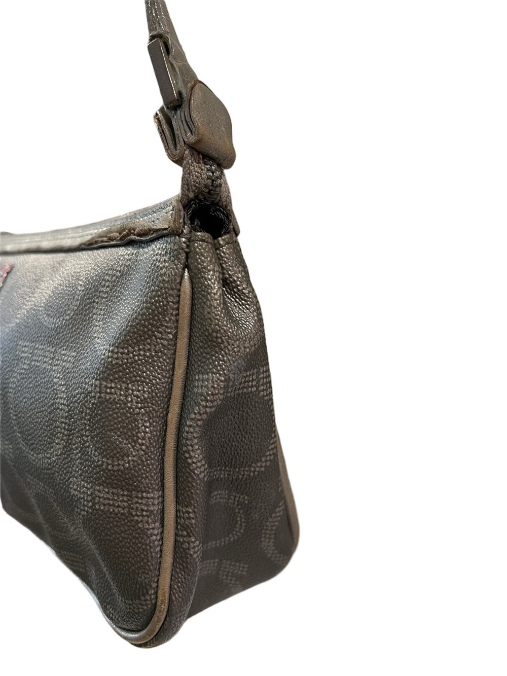 Salvatore Ferragamo Metallic Silver Gancini Shoulder Bag - Picture 5 of 16